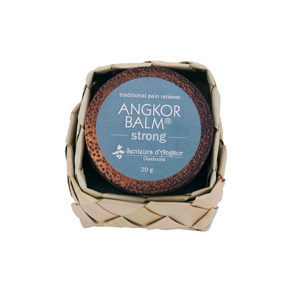 Angkor balm®, strong, in palm wood box