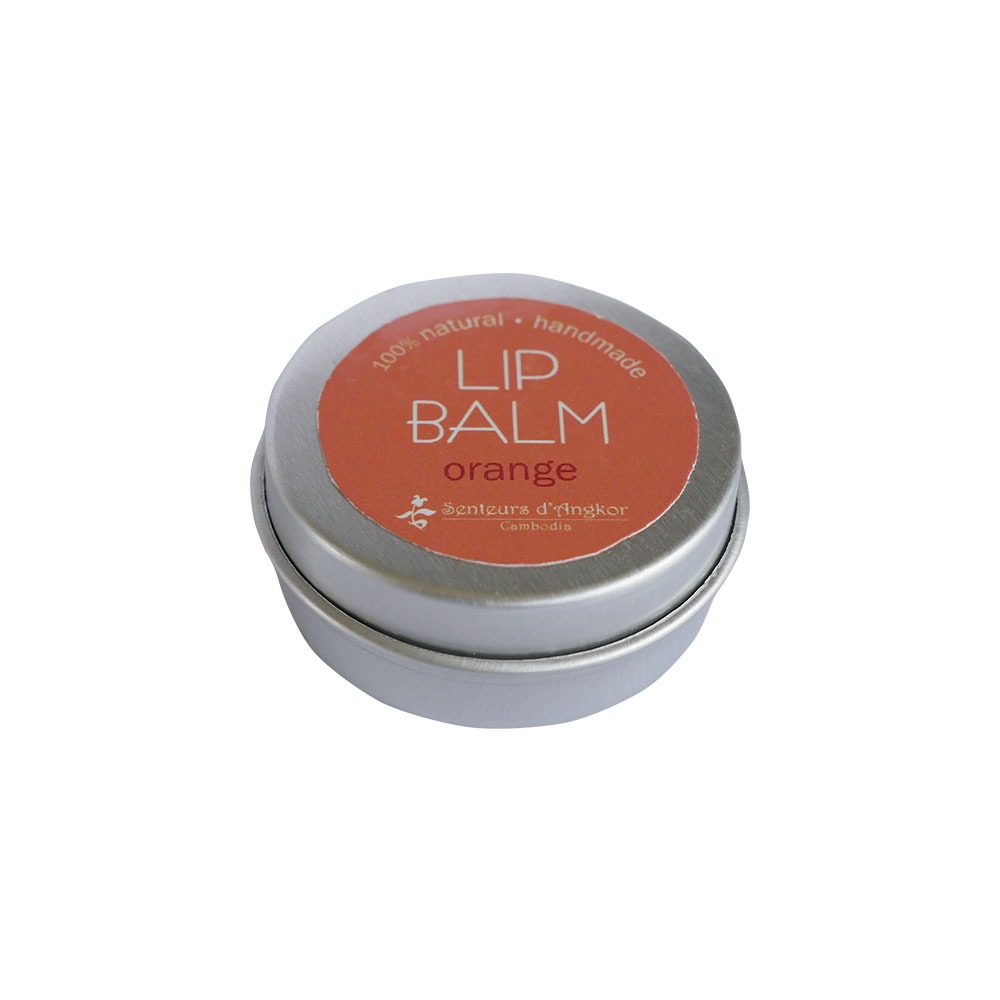 L80 Lip balm in alu box, orange