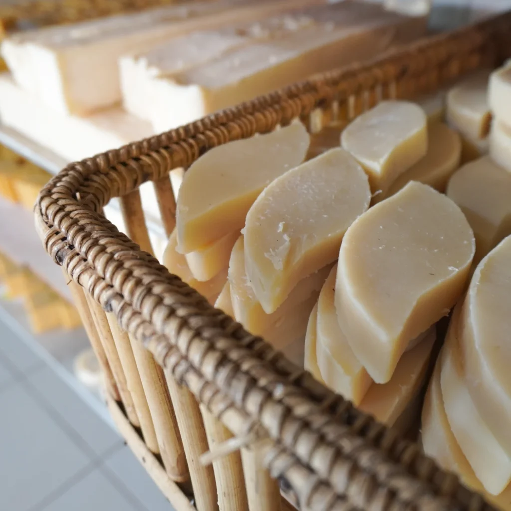 Natural soap, drying