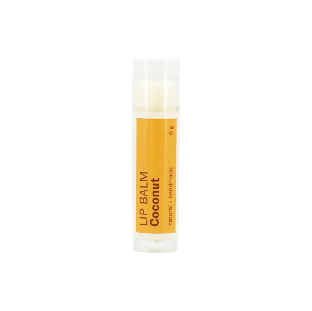 Lip balm stick, coconut flavour