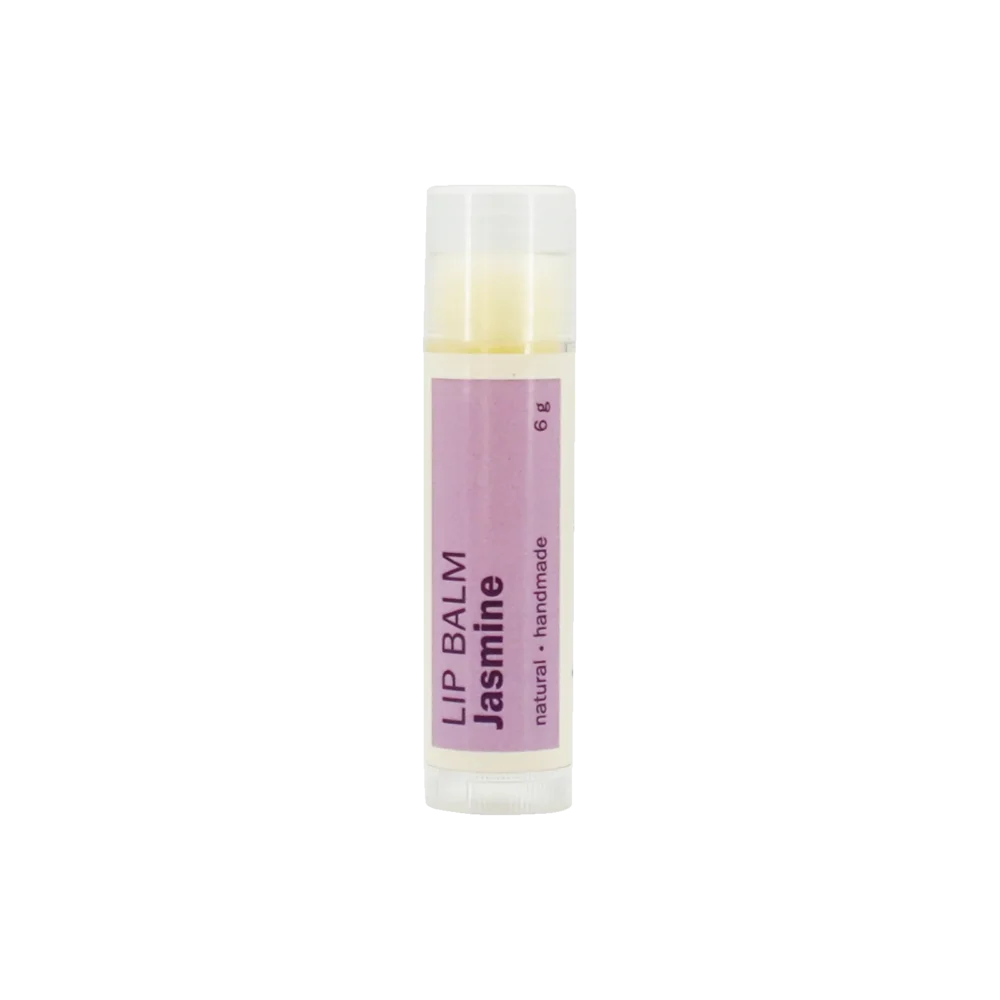 Natural lip balm stick, jasmine scent