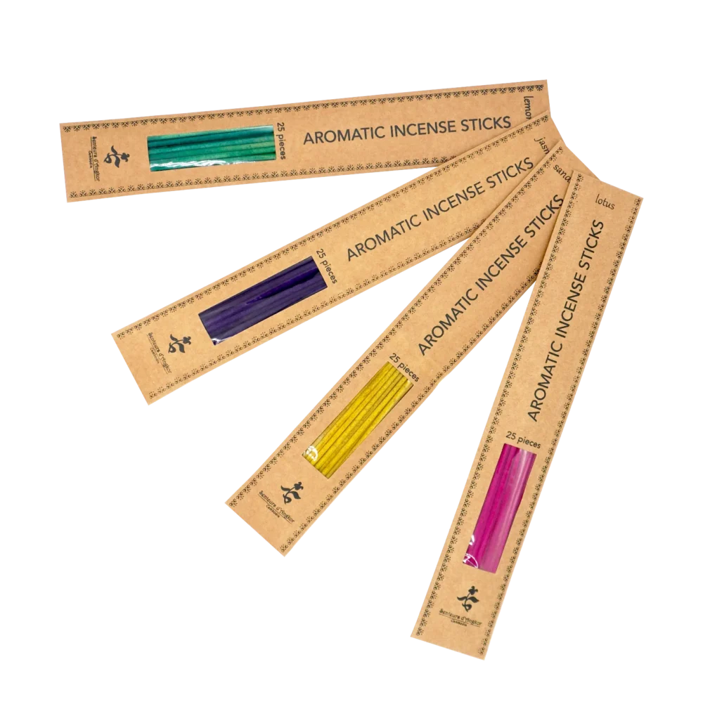 Incense sticks in kraft bag, all scents