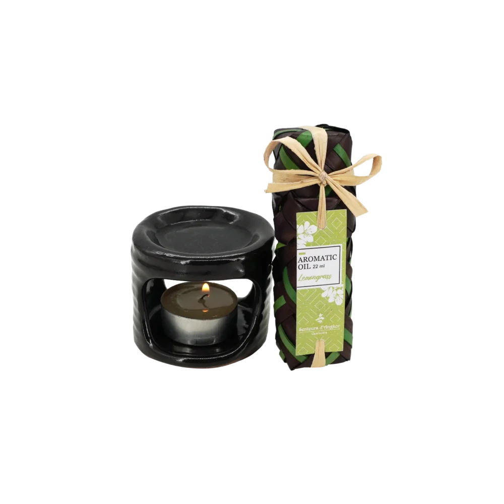 Aromatic oil and ceramic burner kit