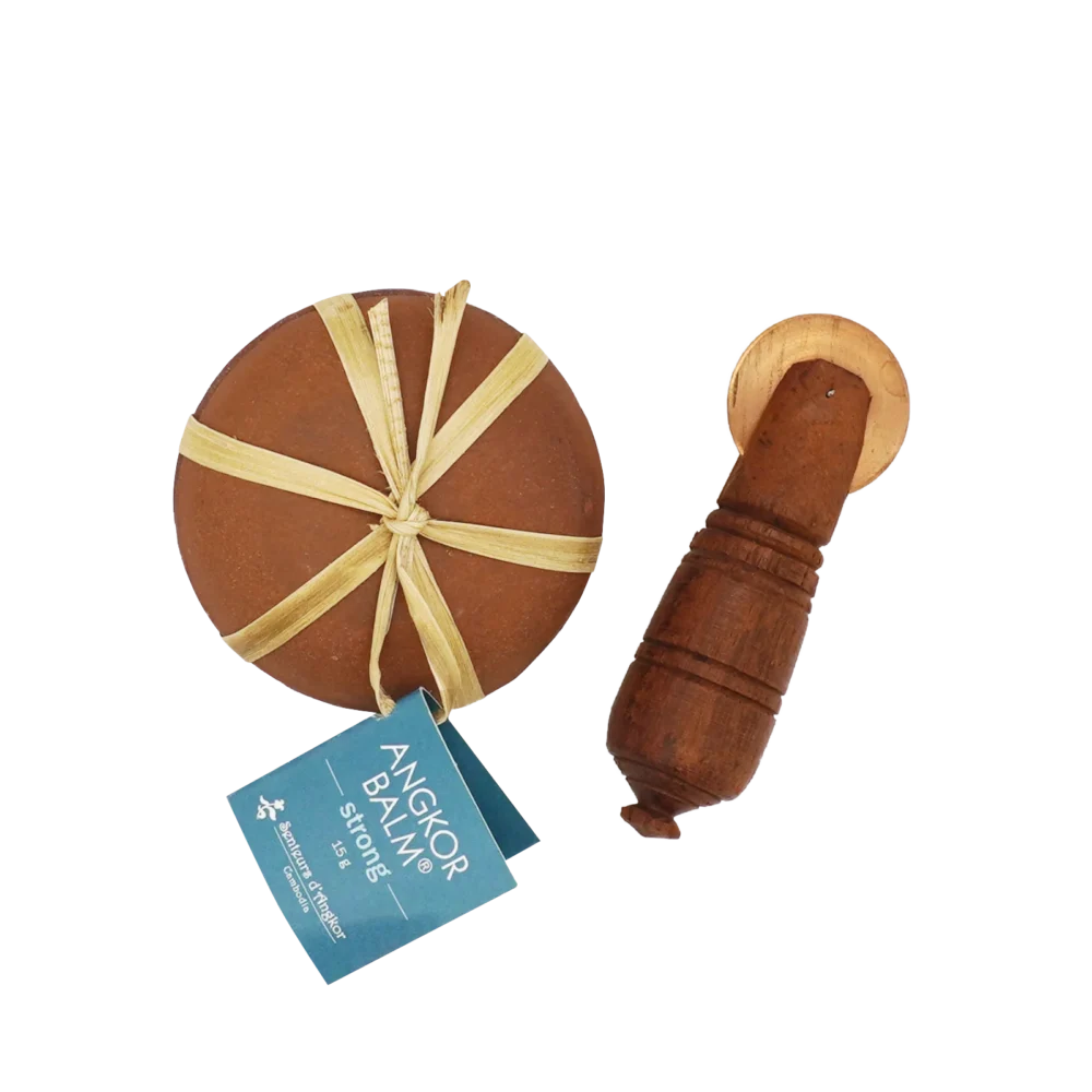 Angkor balm® (strong) pain relieving kit, top view