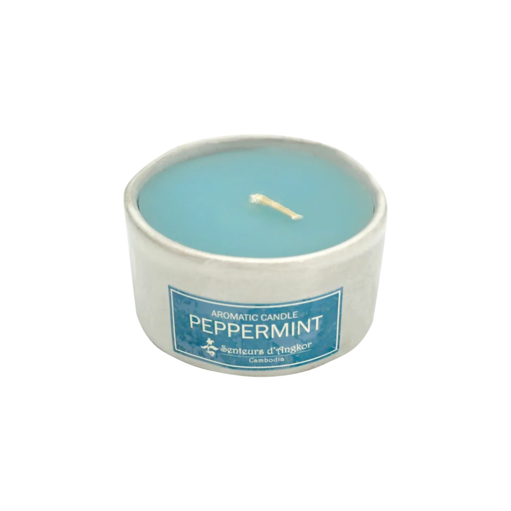 Candle in ceramic, peppermint scent