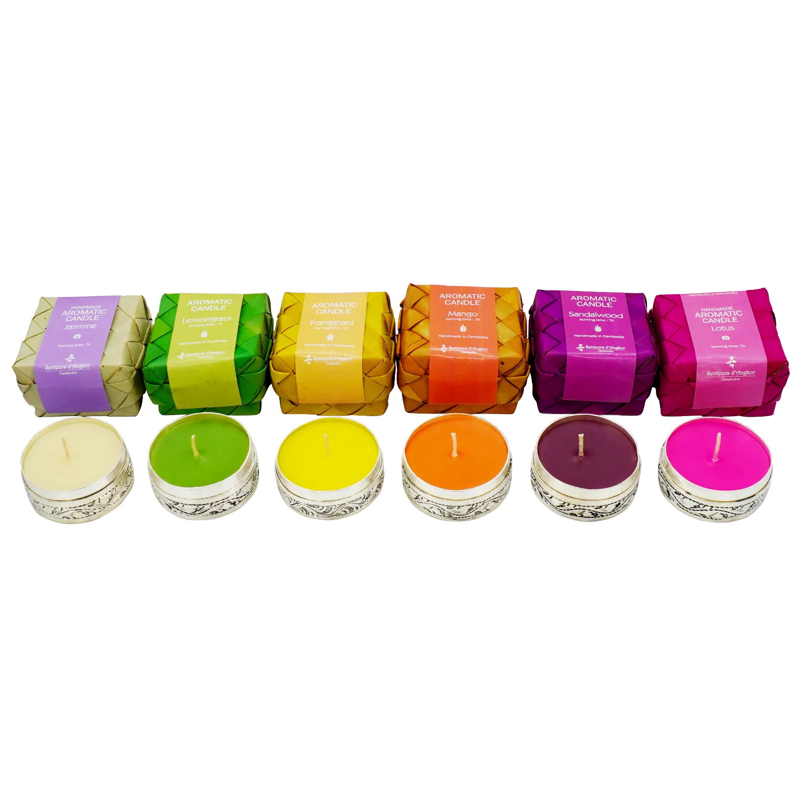 Candle in round silver box - Image 11