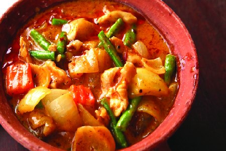 Cambodian original recipe for chicken curry