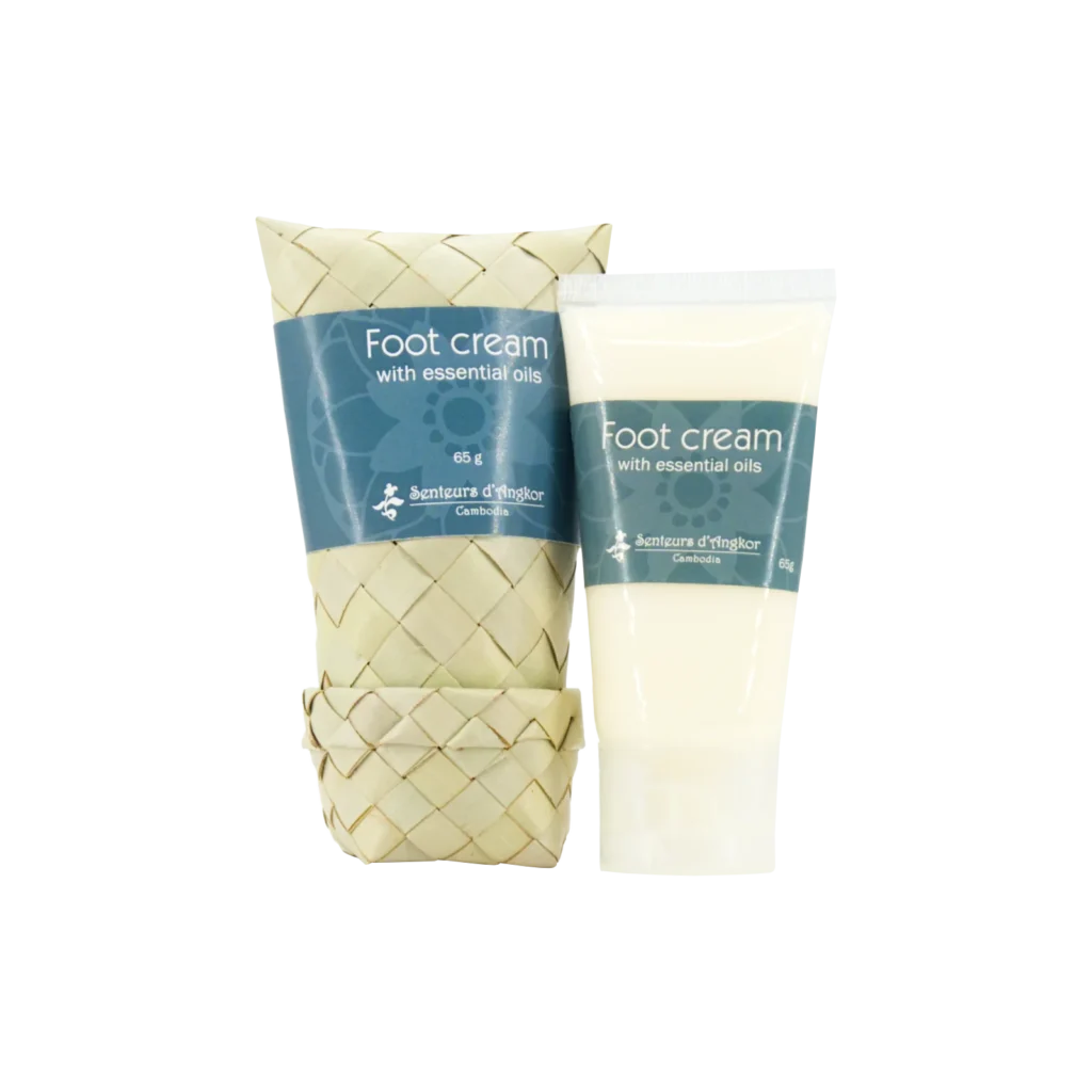 Foot cream, display