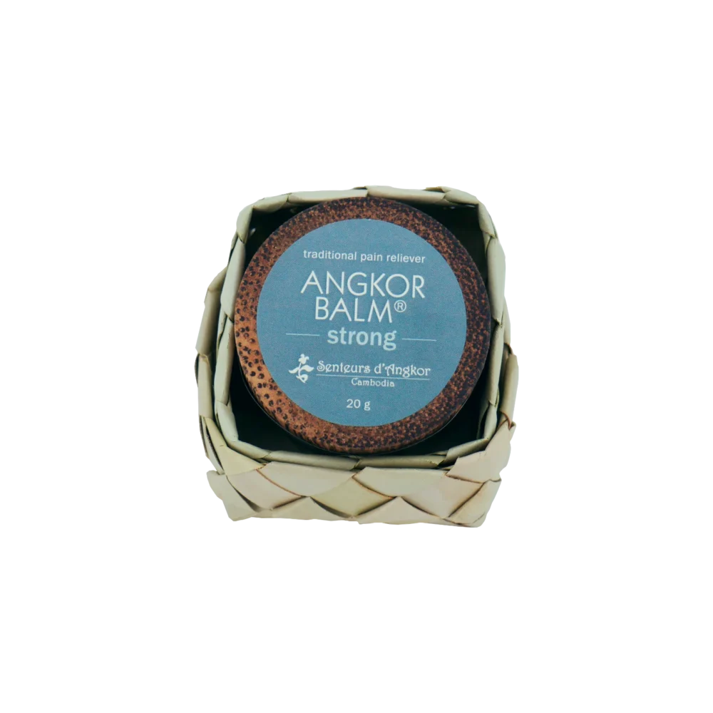 Angkor balm® strong in wood box, in smok packaging