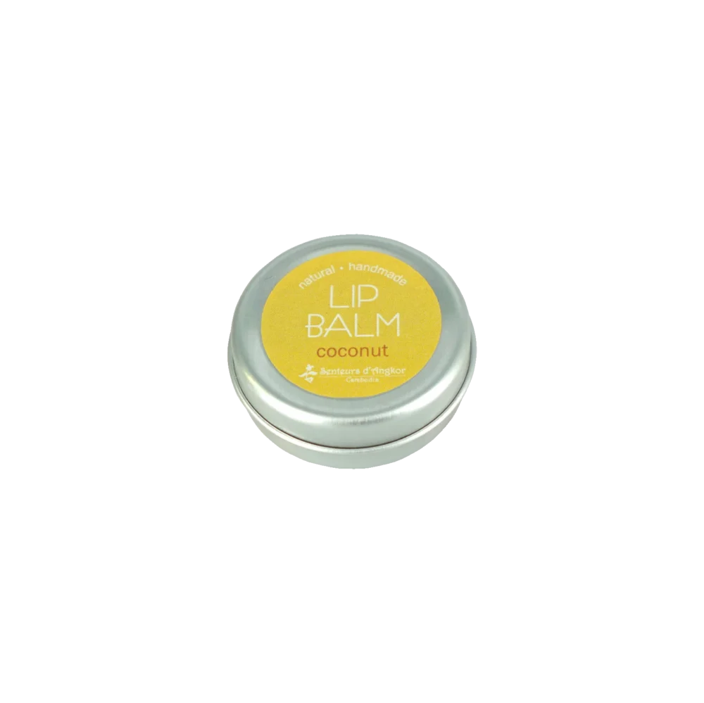 lip balm in aluminium box, coconut