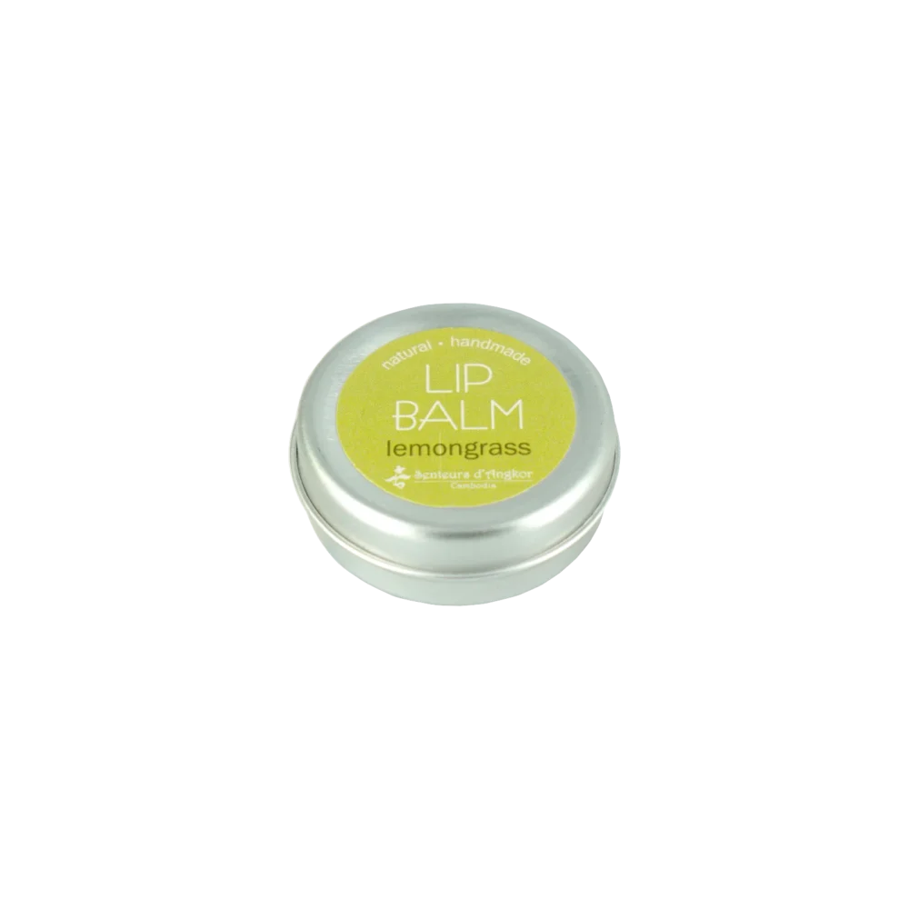 lip balm in aluminium box, lemongrass