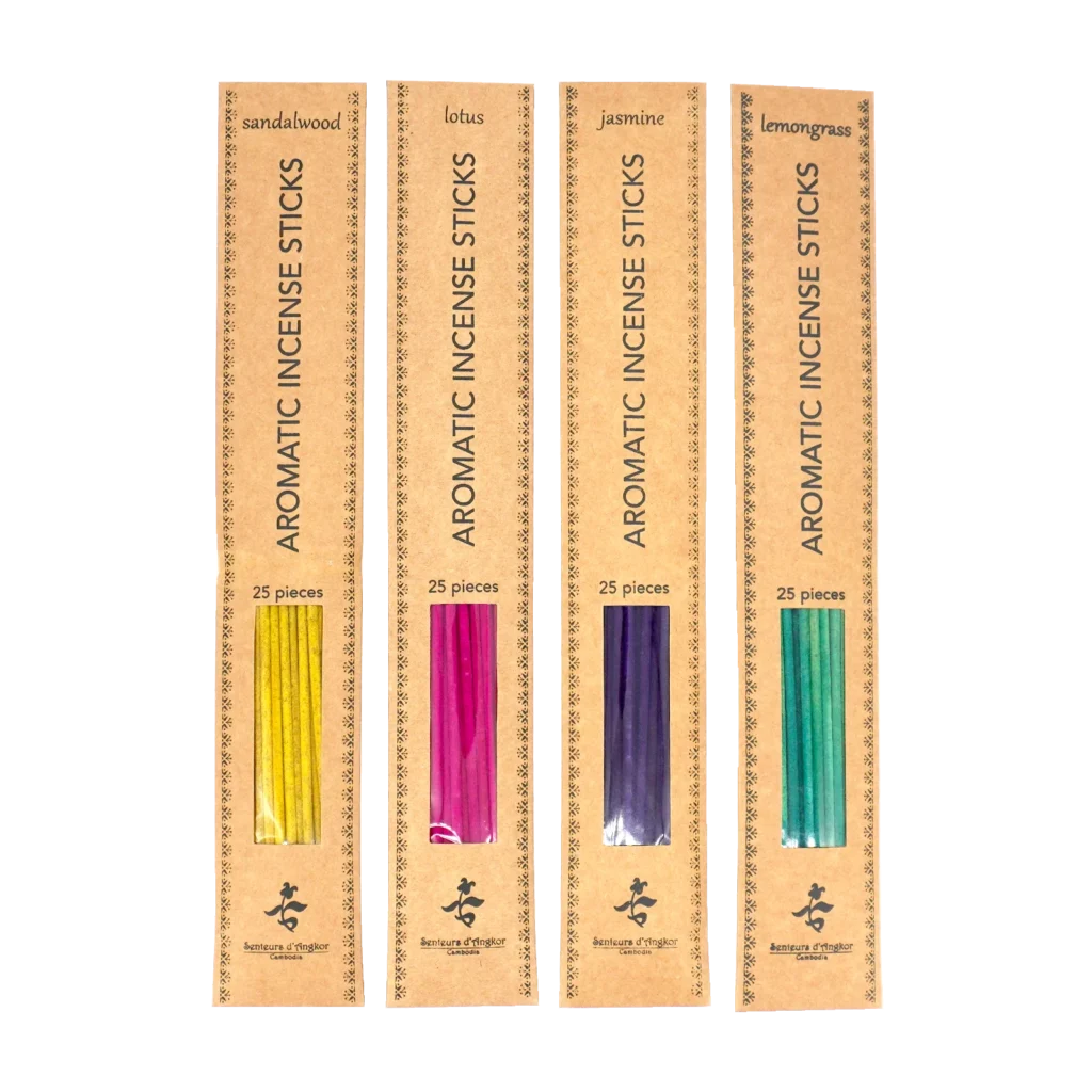 Incense sticks in kraft bag, all scents inline