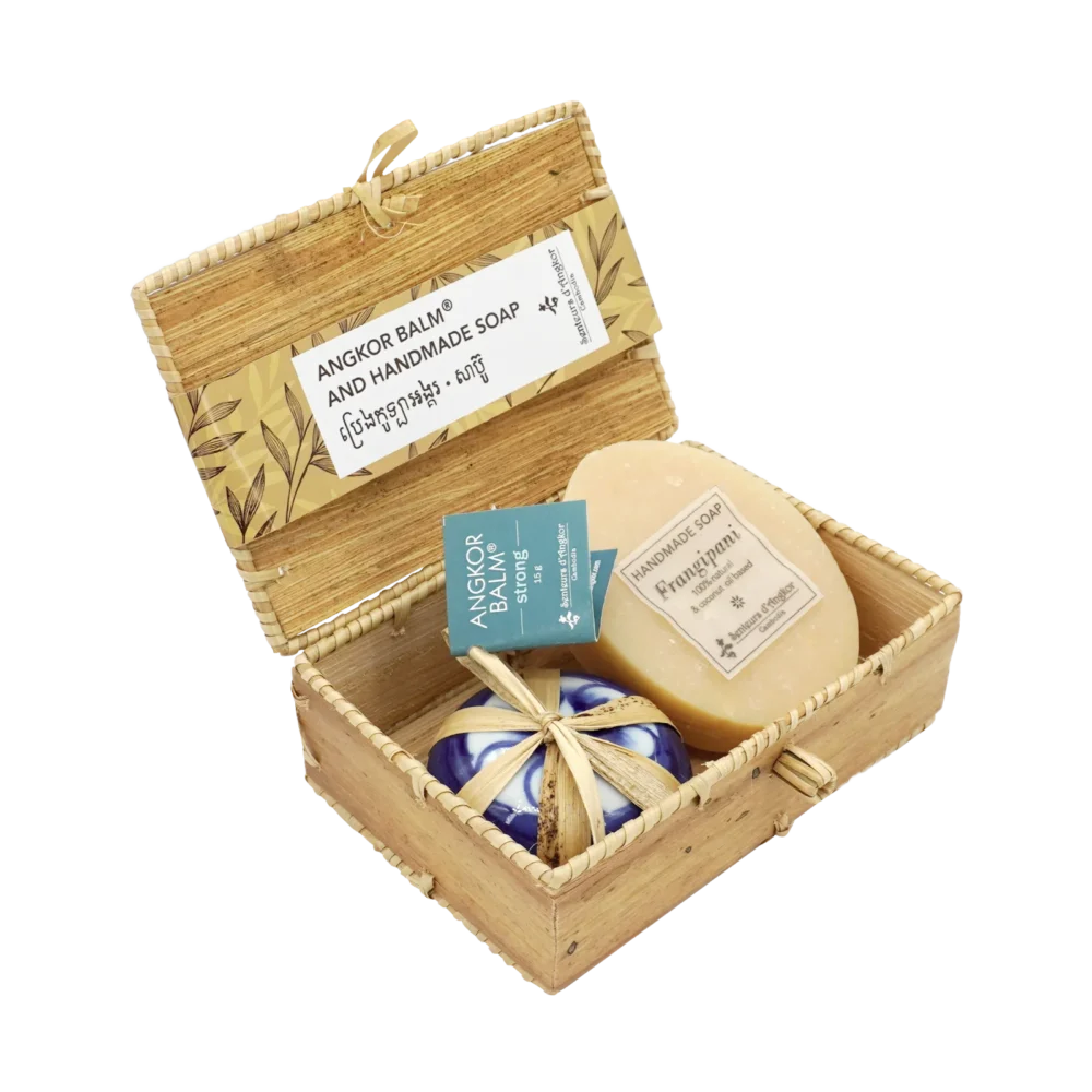 Angkor Balm ® & handmade soap set