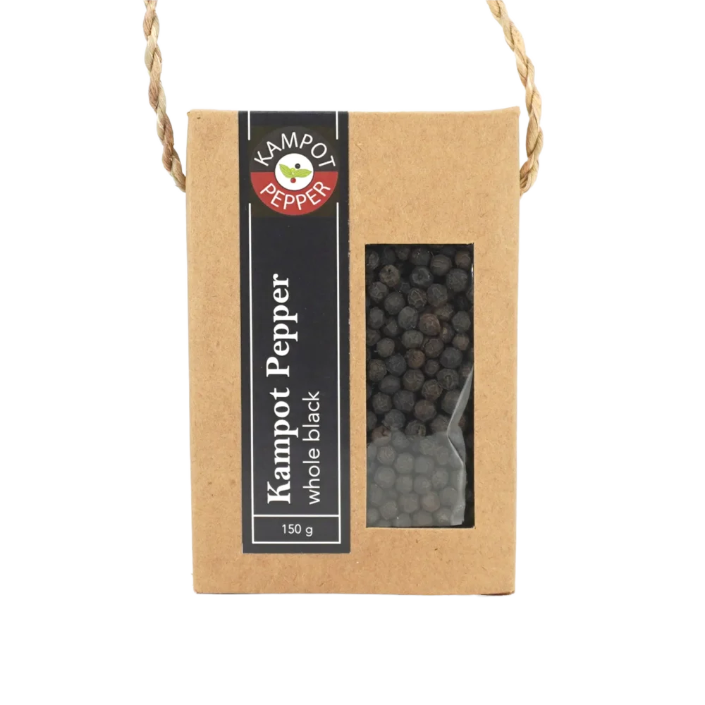 Authentic Kampot pepper, whole black