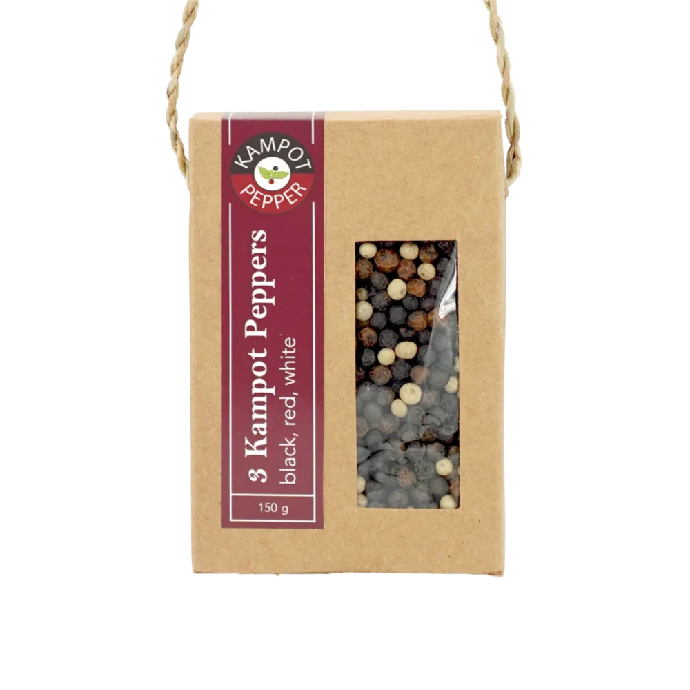 Authentic Kampot pepper, whole mixed