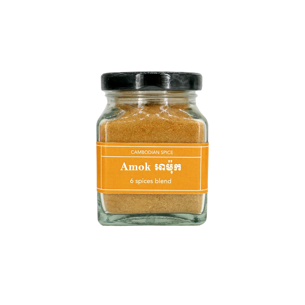 Spices in square jar, amok