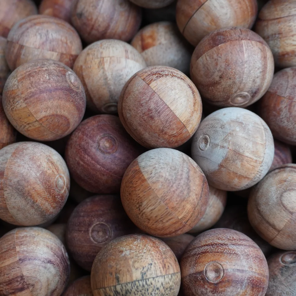 Angkor balm raw wooden container