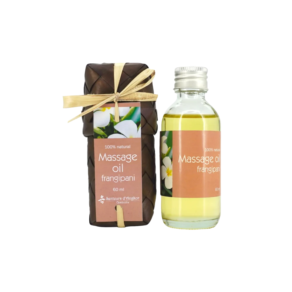 Massage oil 60ml, frangipani