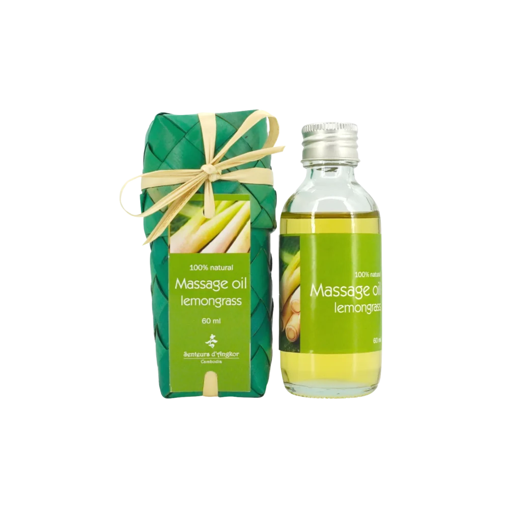 Body care, massage oil, lemongrass scent