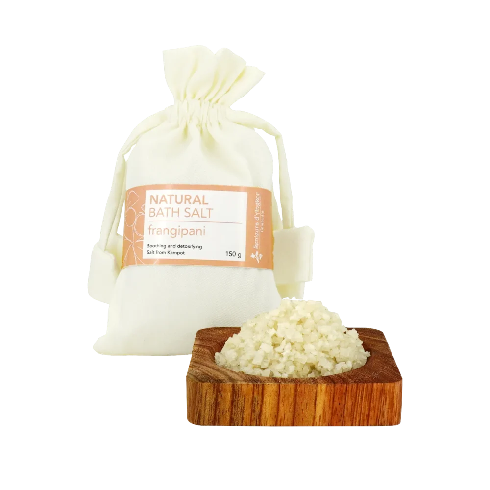 Bath salt with sample, frangipani