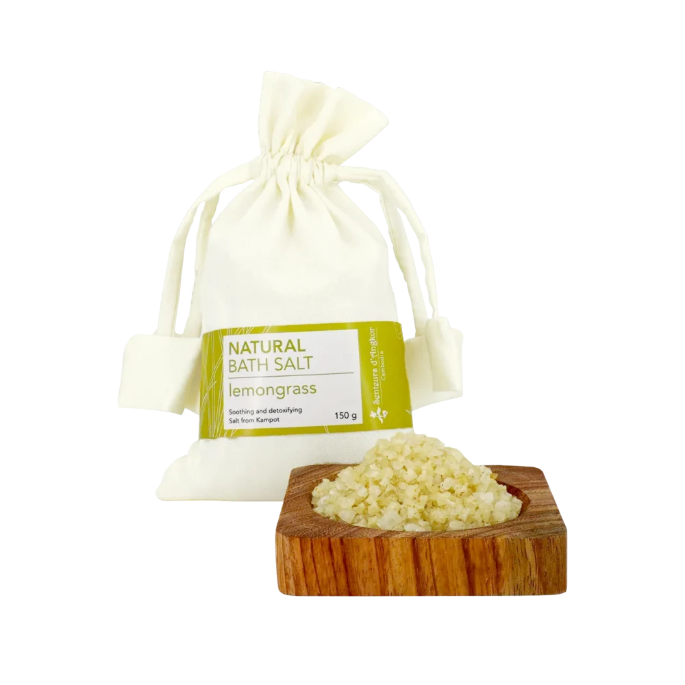 Bath salt with sample, lemongrass