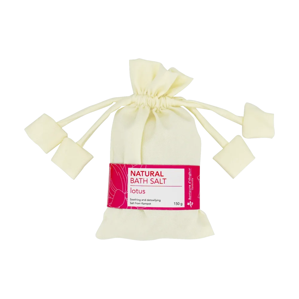 Bath salt bag, lotus