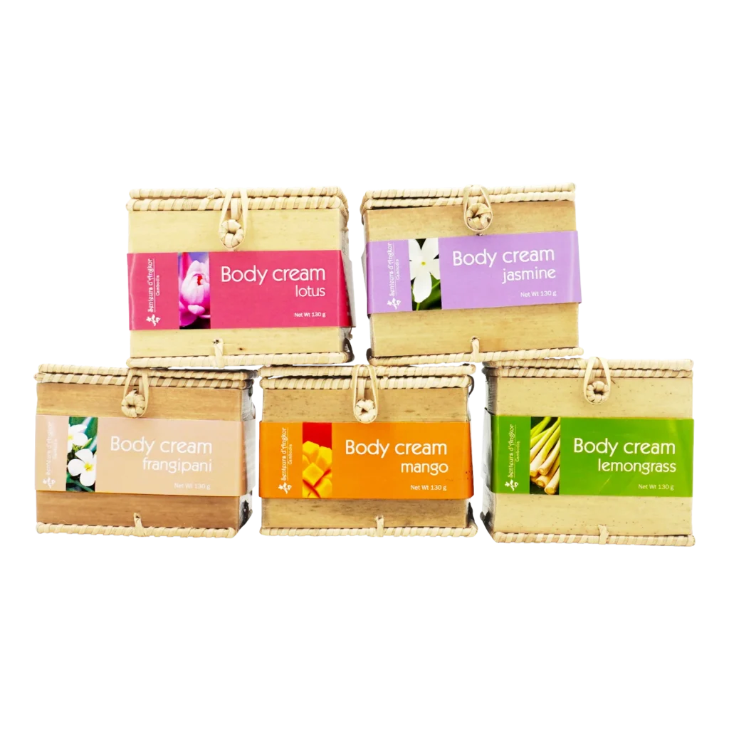 Body cream 130g, all packaging are staked in a pyramid layout