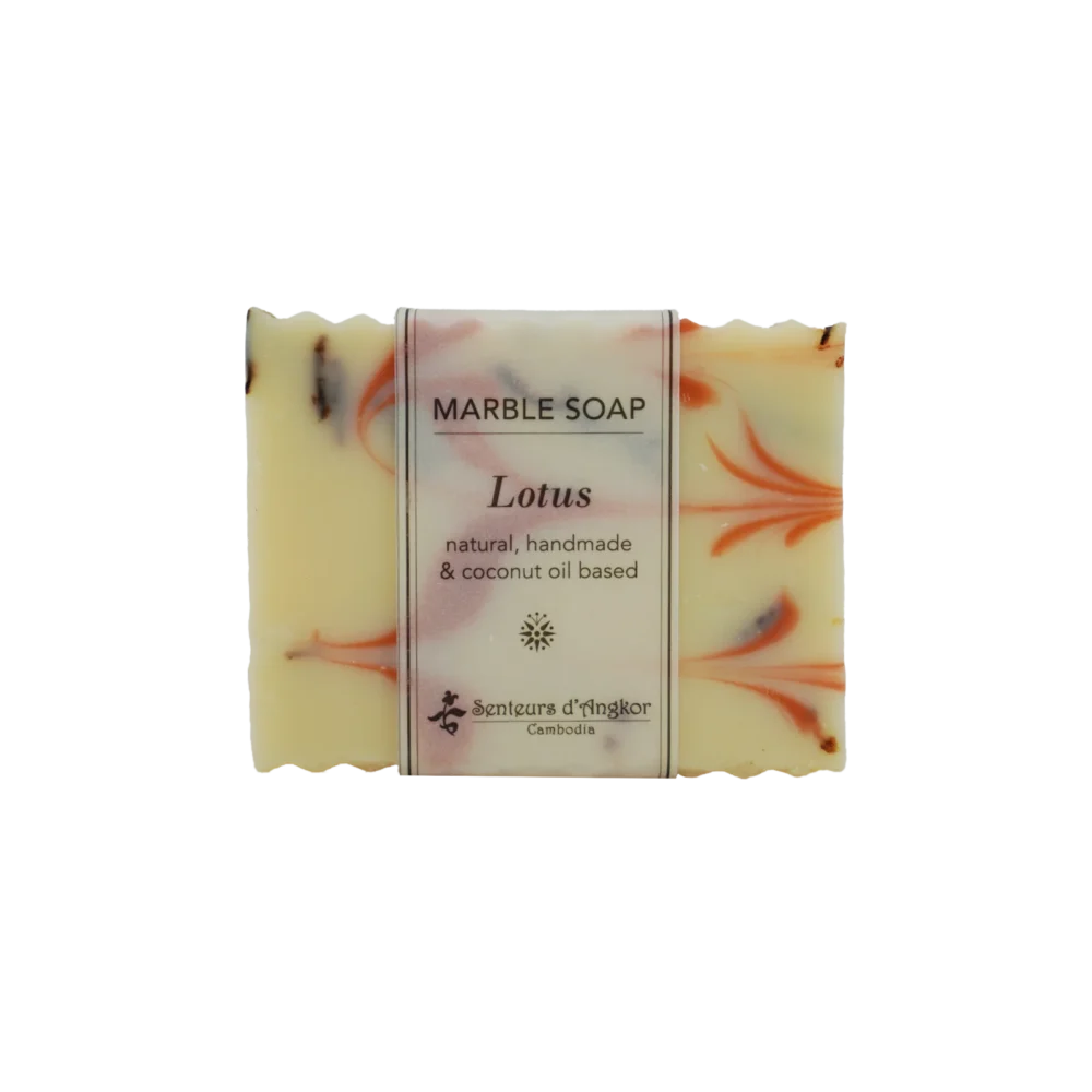 Marble soap, lotus scent