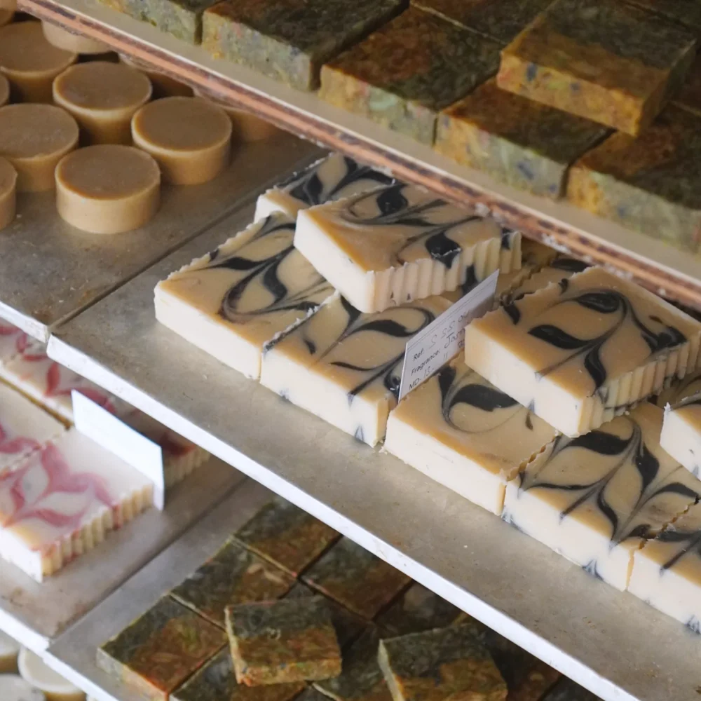 Marble soap, making process, drying