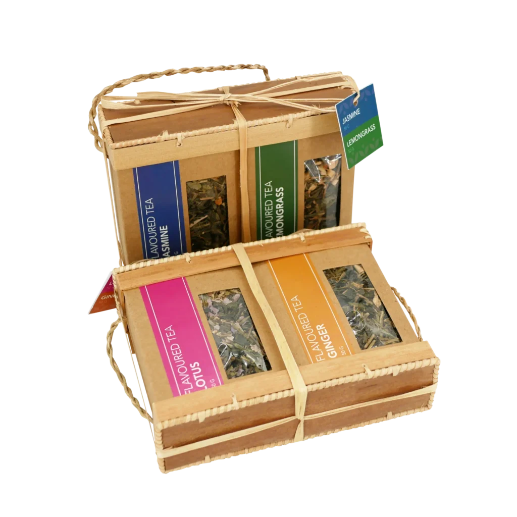 Tea duo in kraft box, both scents