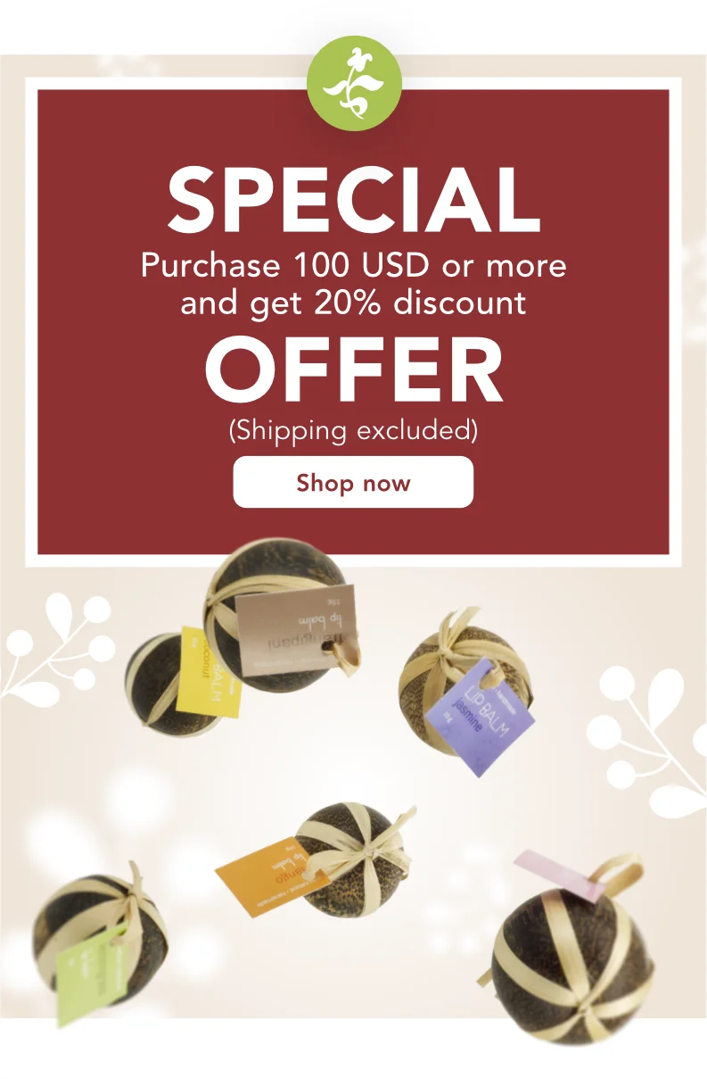 Special Offer, Purchase 100 USD or more and get 20% discount (shipping excluded)