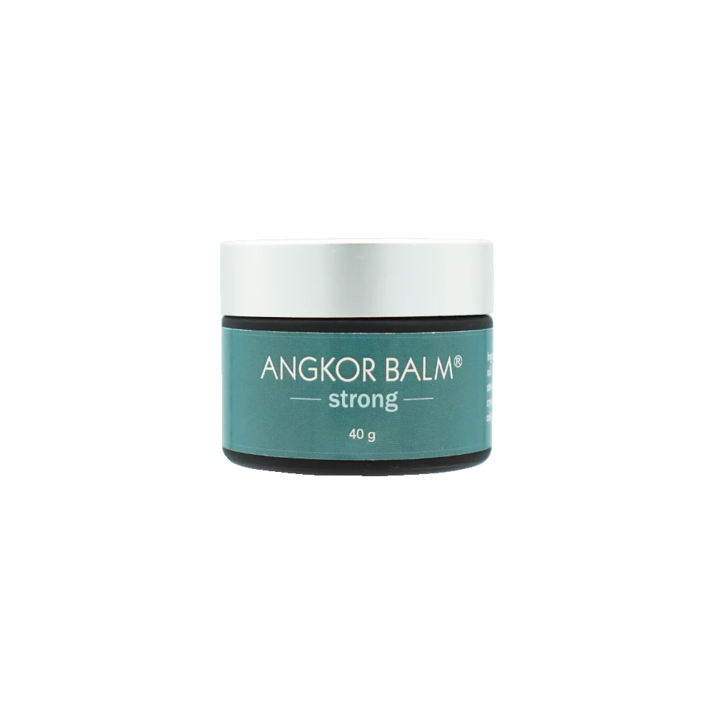 Angkor balm in jar 40 g, strong, front view