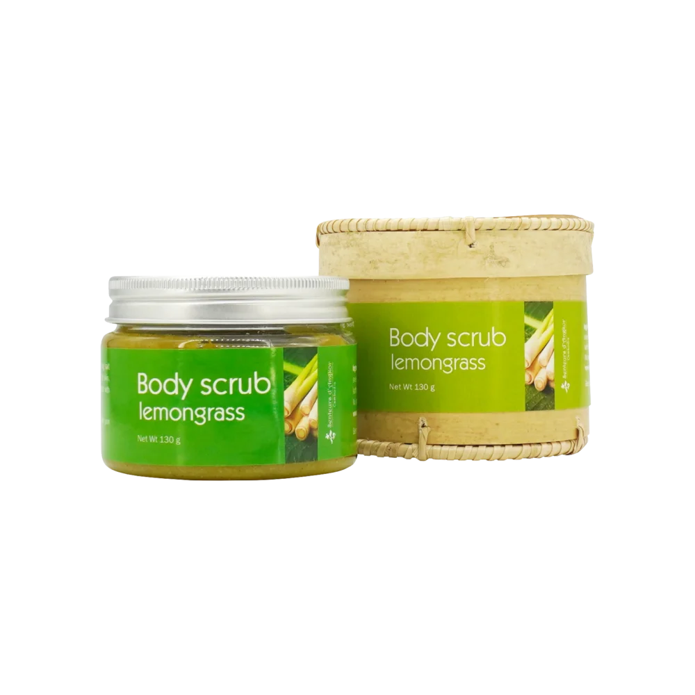 Body scrub, lemongrass scent