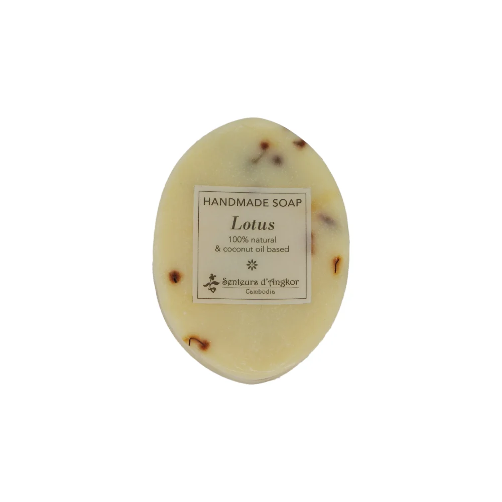 Oval soap, scent lotus