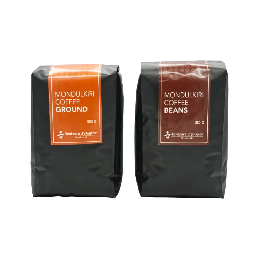 Both big coffee packs, front view