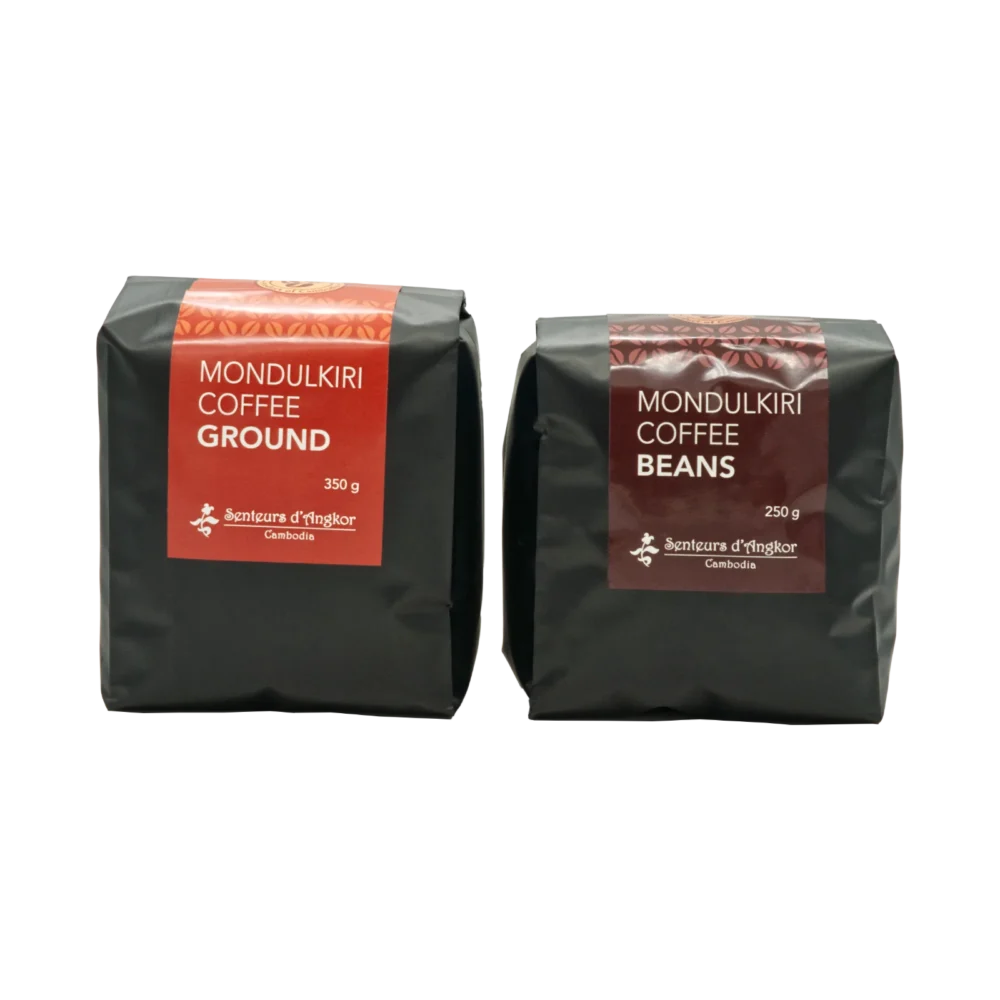 Both small coffee packs, front view