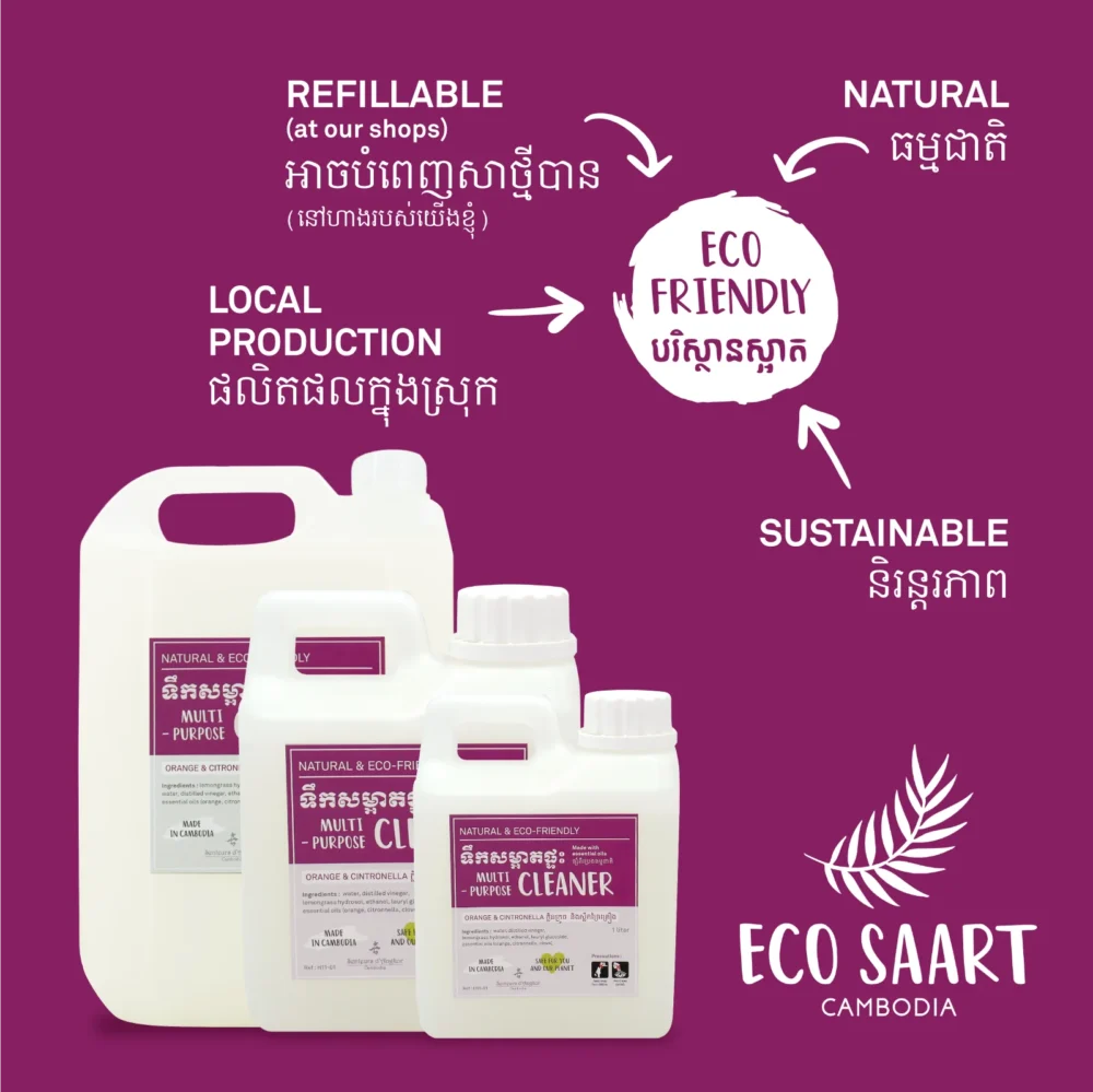 Eco Saart refillable options for multi-purpose cleaner