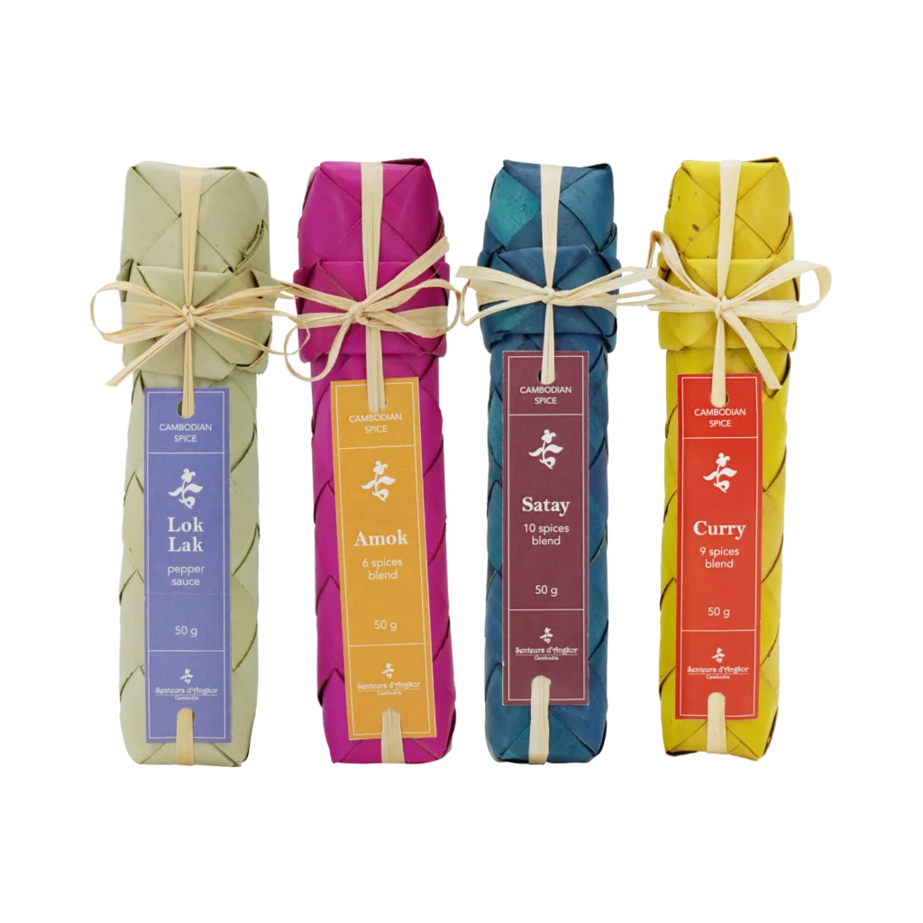 Cambodian spice 4 blends (Lok Lak, Amok, Satay, Curry)