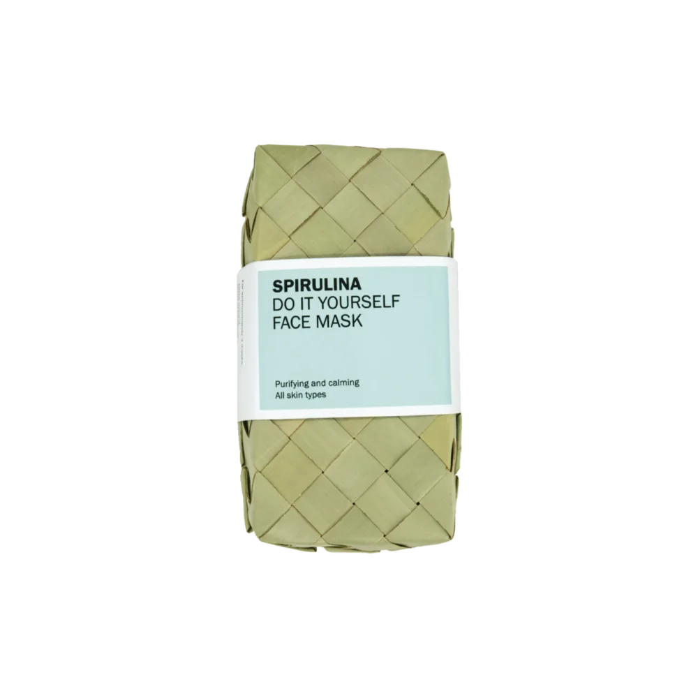 Spirulina face mask, closed
