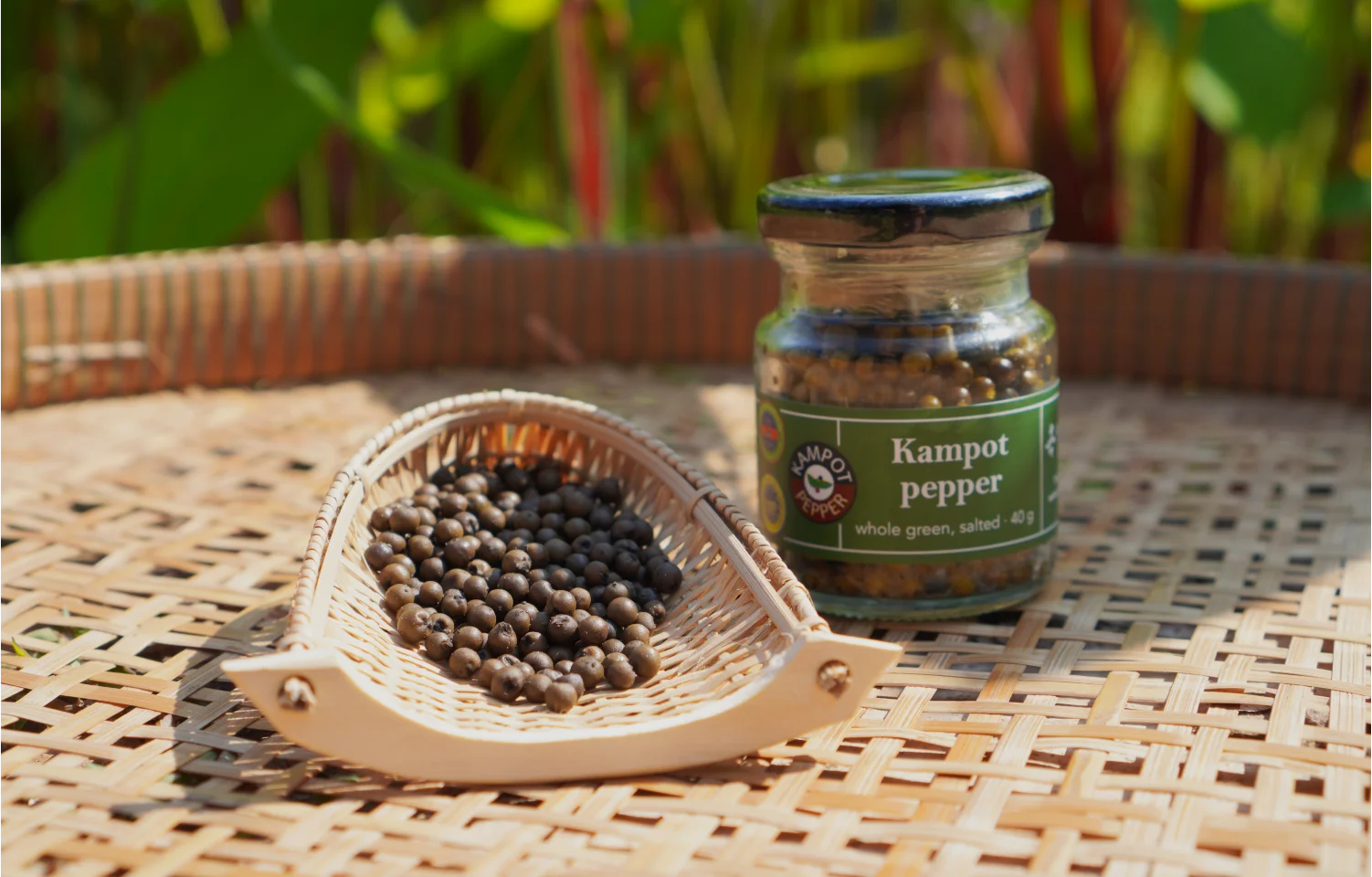 Discover the Secret of Kampot Pepper, Whole Green Salted